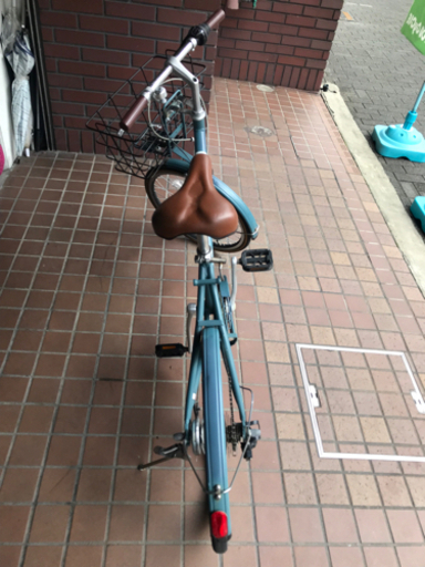 ブリジストン　マークローザ　20インチ　7speed　ledオートライト　かご付き