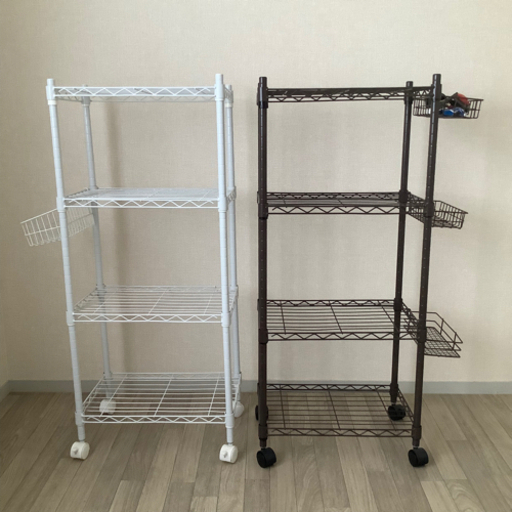 【美品】アイリスオーヤマ　カラースチールラック　セット