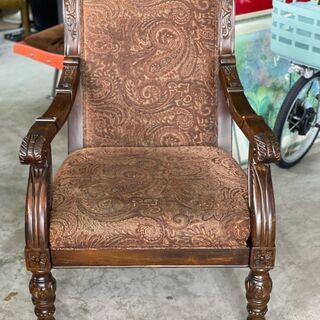 重厚！ 存在感！ ASHLEY / アシュレイ  アクセントチェア！ リサイクルショップ札幌　買取本舗　西野店の画像
