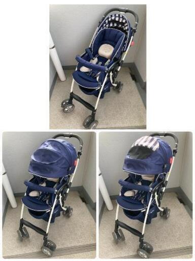 【値下げ】Aprica(アップリカ) A型ベビーカー キャリートラベルシステム 抱っこ紐セット 取扱説明書付き