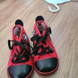 ALLSTAR CONVERSEの、てんとう虫柄13、5