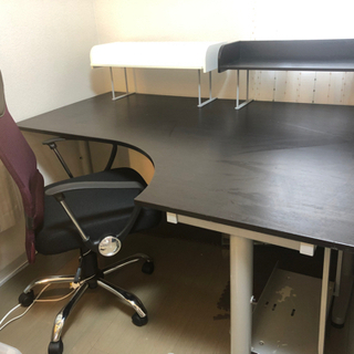 大きいデスク 椅子付き 美品