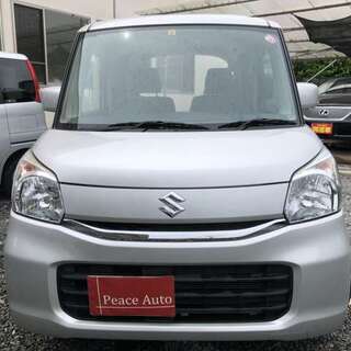 月々２.5万円～　自社ローン歓迎☆ SUZUKI スペーシア　ハ...