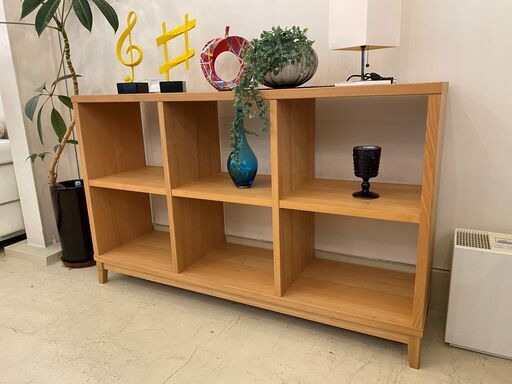 無印良品 MUJI シェルフ オープンシェルフ 飾り棚 フリーラック 収納棚 本棚 ナチュラル 中古品①