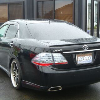 ★修復歴無★　クラウンハイブリッド　レザーシート　純正HDDナビ　バックカメラ　クリアランスソナー　社外19インチアルミ　車検R5年1月の画像