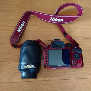 ニコン Nikon D3200 ワインレッド 望遠レンズキット