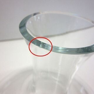 メーカー不明 ガラス デキャンタ 直径：約20cm 酒瓶 デカンタ 花瓶 インテリア 置物 札幌市 厚別店の画像