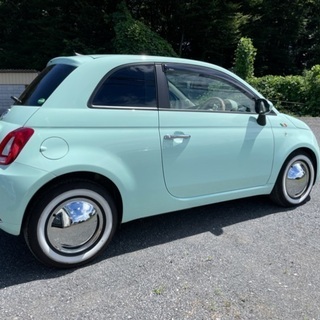 フィアット fiat 500 サマータイヤ ホイール ホイールキャップ セットの画像