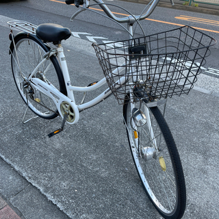 自転車　オートライト27インチ