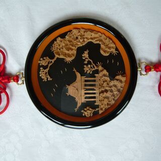 壁掛け円形ディスプレイの画像