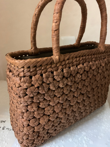 国産　富山県白川郷　六角花織スクエア新品‼️