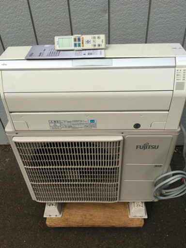 ■富士通 エアコン 10畳用 2015年製 2.8kw AS-S284KS■ガスR32 単相100V ノクリア