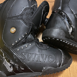 ※譲り先決まりました　スノーボードセット　ブーツ&板(ビンディング付)の画像