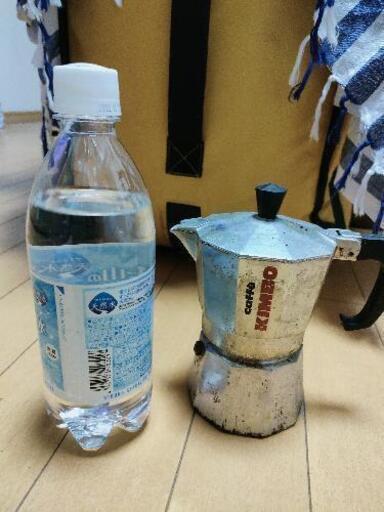 停止中　キンボ　直火式コーヒーメーカー