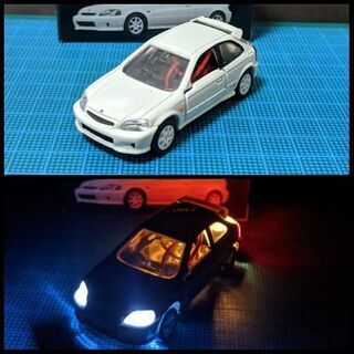 トミカ　プレミアムトミカ　シビック　電飾　ライト　点灯
