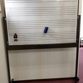 五線譜ホワイトボード【中古】