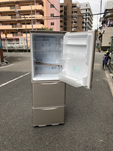 ?シャープ  350L⁉️大阪市内配達設置無料?⭕️保証付き?