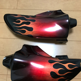 ゼファー400 ファイヤーパターン　サイドカバー