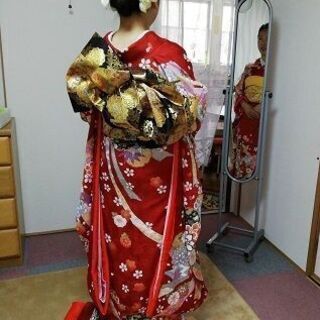 着物着付け教室　衣と帯の画像