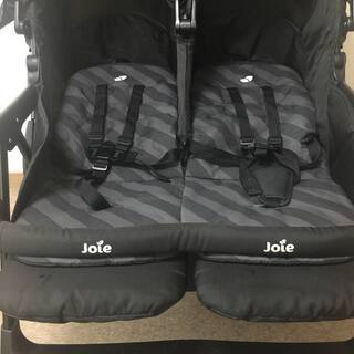 Joie aire twin ジョイー ベビーカー エアツイン リコリスブラック 二人乗りベビーカー (2016年購入) お譲りしますの画像
