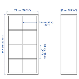(無料) IKEA KALLAX 扉付きの画像