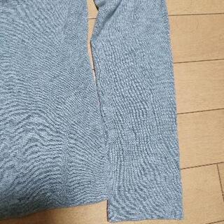 スコットクラブ　シンプルグレーニットカーディガンの画像