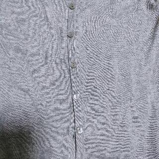 スコットクラブ　シンプルグレーニットカーディガンの画像