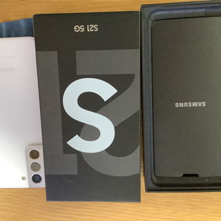 Samsung galaxy s21 5G 256gb 美品 simフリーの画像