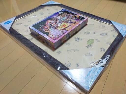 【新品未使用】ディズニー ジグソーパズル+フレームセット