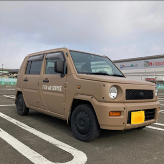 宮城県仙台市！ ダイハツ ネイキッド ミリタリー仕様 世田谷ベース好きの方 コヨーテブラウン 車検令和2年11月 の画像