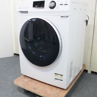 アクア AQW-FV800E(W) [ドラム式洗濯機 8kg 左開き ホワイト] 2020年製 AQUA 洗濯機 中古家電 店頭引取歓迎 R3965)