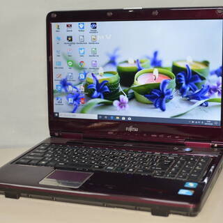 最新Windows10+office 大容量HDD500GB 富士通 NF/G50 高速 i3