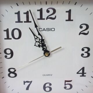 jtp-0616　CASIO　掛時計　ナチュラル　壁掛け　アナログ時計　壁掛け時計　木枠の画像