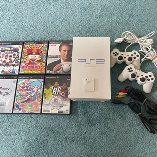 PlayStation2 ホワイト　メモリ付き　すぐ使えます