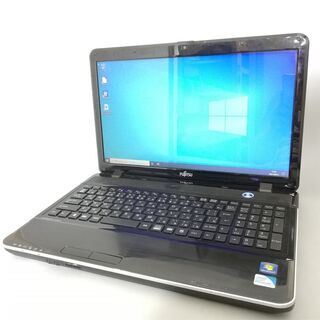 即使用可 ノートパソコン 中古動作良品 15型ワイド 富士通 A...