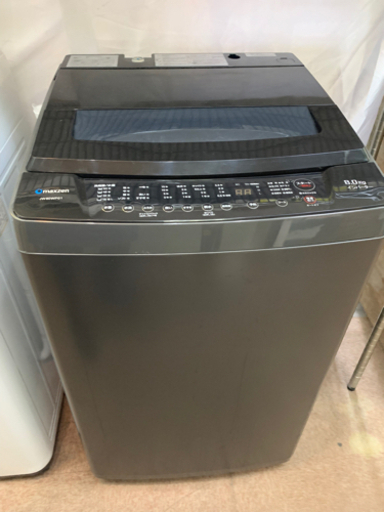 maxzen 全自動洗濯機　8.0kg JW80WP01 2021年製