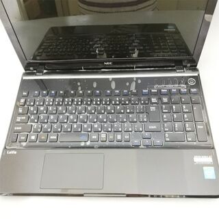 最強 新品高速SSD Windows10 中古美品 15型 NEC LS150/N ノートパソコン 4コア 第2世代 i7-2670QM 8GB DVDRW 無線 カメラ Officeの画像