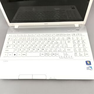 即使用可 ノートパソコン Windows10 中古動作良品 15.6型 ワイド液晶 NEC PC-LS150F26W Pentium 4GB DVDRW 無線LAN Officeの画像