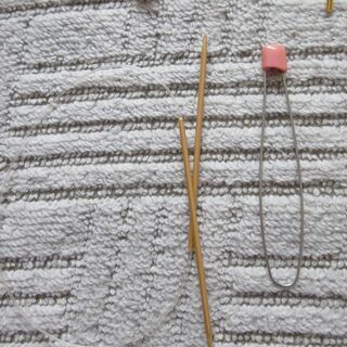編み物の道具の画像