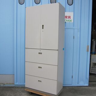 SALE!!!   上下書庫セット　両開き/3段ラテラル　イトー...