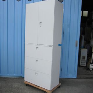 上下書庫セット 両開き/3段ラテラル オカムラ製レクトライン 上下書庫セット 両開き/3段ラテラル オカムラ製レクトライン