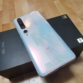 値下げ、スナドラ865 RAM 12 GB/ROM 256GB xiaomi mi10pro 中国版 eu rom デュアルシム 難ありの画像