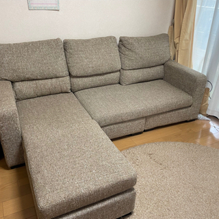 3人掛けソファー　オットマン付き
