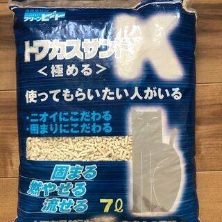【猫砂】ペグテック トフカスサンドK 7L x ４袋（おからタイプ）の画像