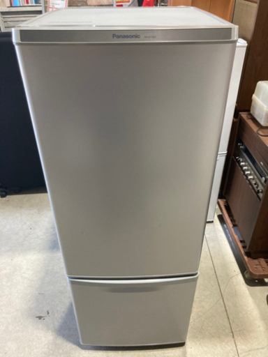 Panasonic 168L 2ドア冷凍冷蔵庫 NR-B17AW-S 2018年製
