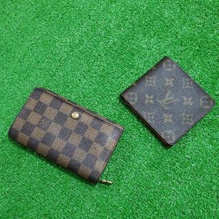 LOUIS VUITTON ルイヴィトン レザー 財布 二つ折り...