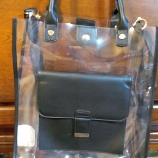 【未使用品】シースルートートバッグの画像
