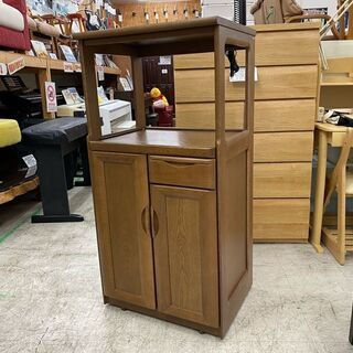 愛品館 江戸川店】karimoku カリモク レンジ台 ID:159-006593-007