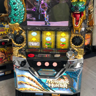 パチスロ実機「モンスターハンター 月下雷鳴」 コイン不要機