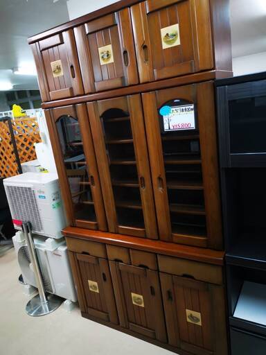 大型3面食器棚